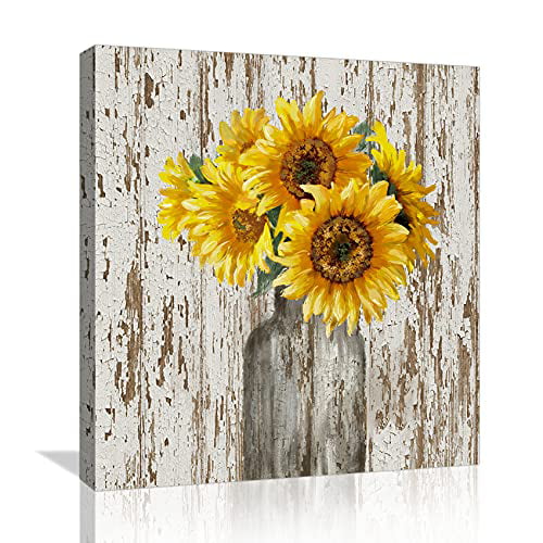 ALL SIZES Laminated Pictures Art Prints Sunflowers Yellow Butterflies Spring